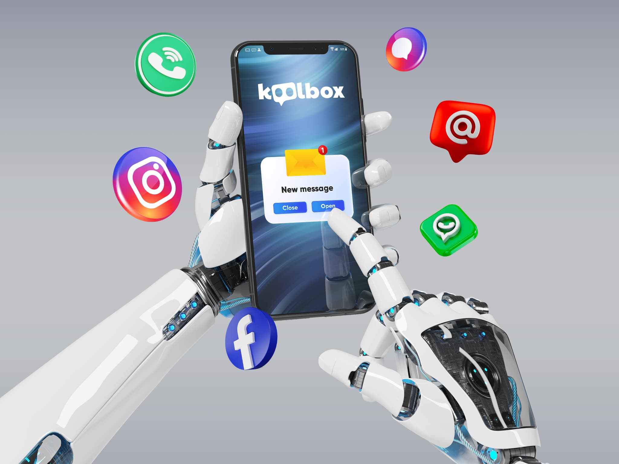 Koolbox across messaging channels